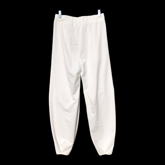 Women's White Lounge Pants, S - Picture 2 of 4